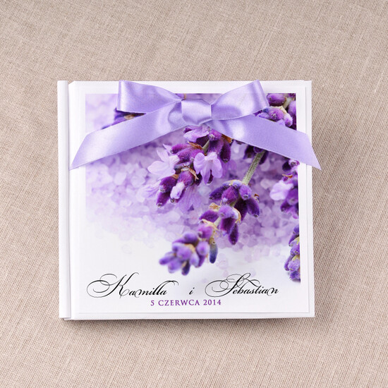 Księgi wpisów gości flower power oryginalna księga gości i album do instaxa w jednym, dopasowane do bukiety slubnego kwiaty i imiona na okladce 12/fpn/kwg