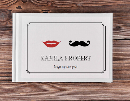 Księgi wpisów gości Rustykalne/retro księga gości weselnych personalizowna, wy decydujecie o kazdym szczegole 02/ret/kwg