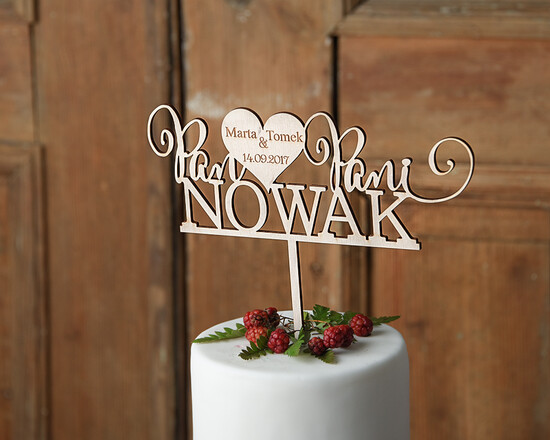 Figurki na tort / cake topper statuetki drewniane statuetki na tort    01/rsst/st