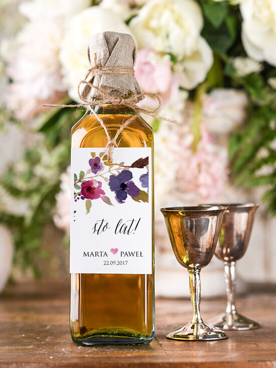 Zawieszki na butelki boho/etno/pióra zawieszki na alkohole weselne, boho dowolna tresc 21/bhSZ/zw