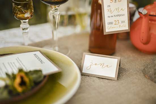 Winietki botaniczne podróżnicze  ślubne winietki na stół weselny, botaniczne vintage 45/bot/w