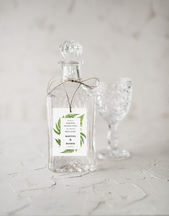 Zawieszki na butelki botaniczne podróżnicze  ślubne zawieszki na alkohol, botaniczne z duzo tekstow 09/Vbot/zw
