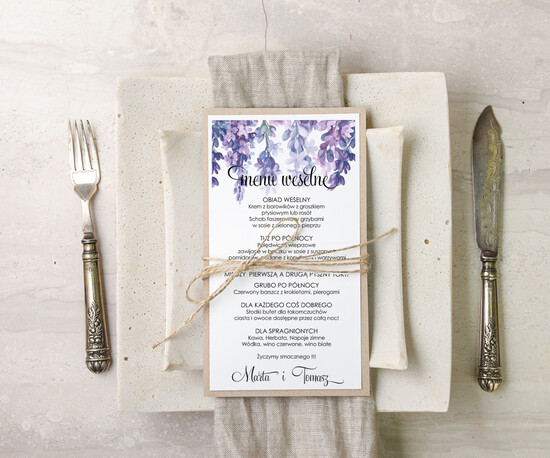 Menu botaniczne podróżnicze  menu ślubne z planem posiłków, botaniczne z dowolną treścia 29/kolb/m