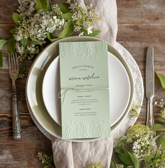 Menu rustykalne menu weselne na stoły karta dań weselnych, rustykalne wasza treść 3/włn/m