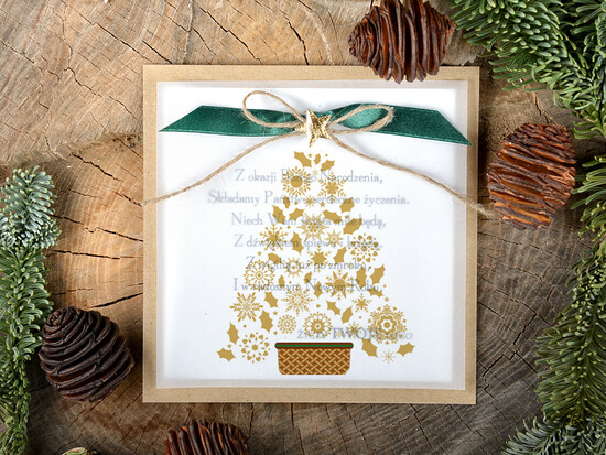 Kartki świąteczne z logo firmy retro kartki swiateczne z logo twojej firmy, retro 17/retro/ksw