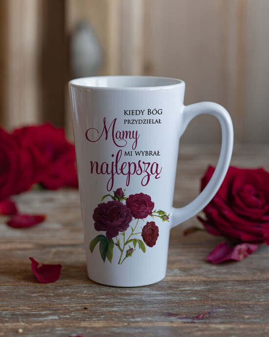 Prezenty dla Mamy Gadżety, Bluzy, Koszulki wyjątkowy prezent na dzień mamy kubek do Latte z imieniem Mamy     13/kubek/DLAMAMY