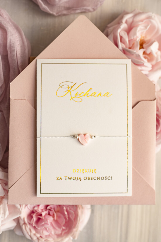 wieczór Panieński podziękowania za wieczór panieński podziękowanie za wieczór panieński- bransoletka z perełką Bransoletki dla Twojego Team Bride upomine 04/BrKrt/PWPb