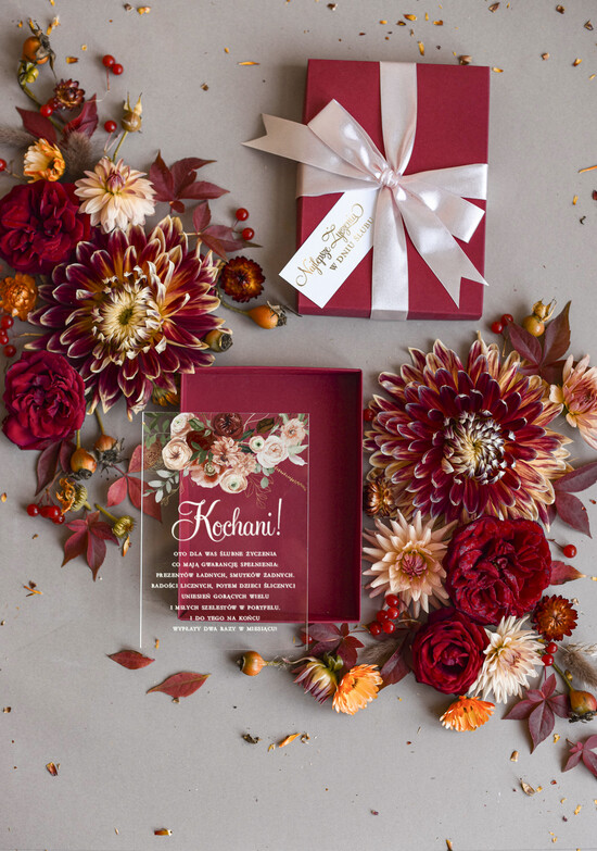 Prezenty dla Młodej Pary flowerbox, kartki z życzeniami, pudełka na prezenty Kreatywne pomysły na prezent ślubny dla Młodej Pary kartka w pudełku dla Mlodej Pary, życzenia dla P 02/kardr/ParaMloda