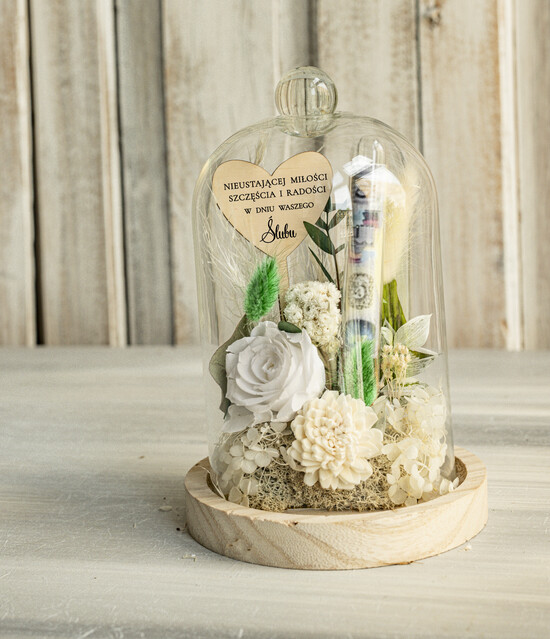 Prezenty dla Młodej Pary flowerbox, kartki z życzeniami, pudełka na prezenty Pudełko na pieniądze, Pamiątka Ślubu flowerbox prezent ślubny dla Pary Młodej, w co zapakować pienią 01/fboxSzMinN/MPara