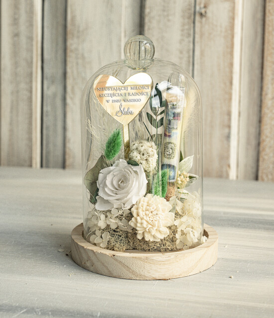Prezenty dla Młodej Pary flowerbox, kartki z życzeniami, pudełka na prezenty Pudełko na pieniądze, Pamiątka Ślubu flowerbox prezent ślubny dla Pary Młodej, w co zapakować pienią 01/fboxSzMinNZl/MPara
