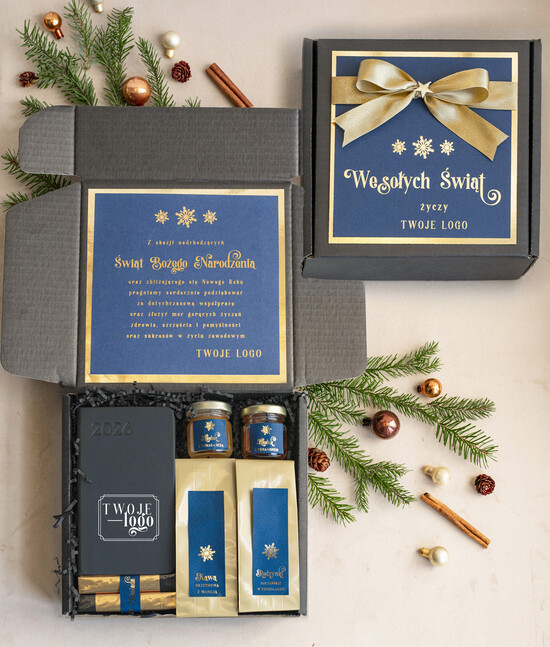 Prezenty oferta dla Firm kalendarze  Prezenty świąteczne dla klientów zestaw z kalendarzem, Upominek biznesowy terminarz z Logo firmy , P 04/TreminarzMNm/minibox
