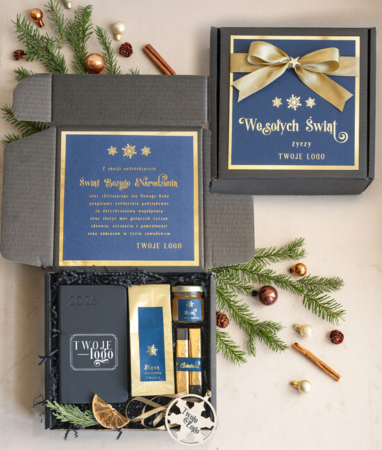Prezenty oferta dla Firm kalendarze  Prezenty świąteczne dla klientów zestaw z kalendarzem, Upominek biznesowy terminarz z Logo firmy , P 05/TreminarzMNm/minibox