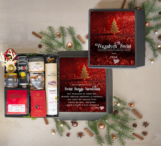 Prezenty oferta dla Firm Premium selection wytrwane kosze prezentowe dla firm, prezenty biznesowe z logo męskie, upominki Premium na święta dla 04/BoxWytrawny/swieta