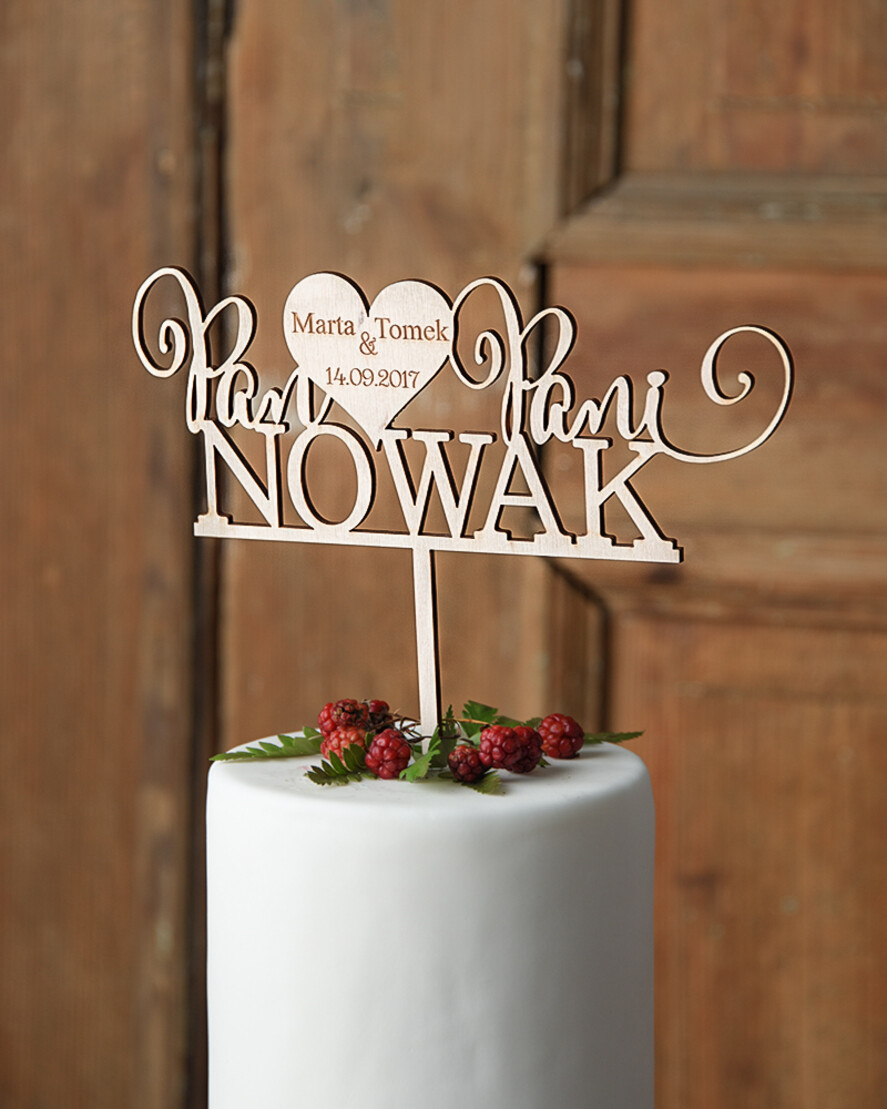 Figurki na tort / cake topper statuetki drewniane statuetki na tort   1