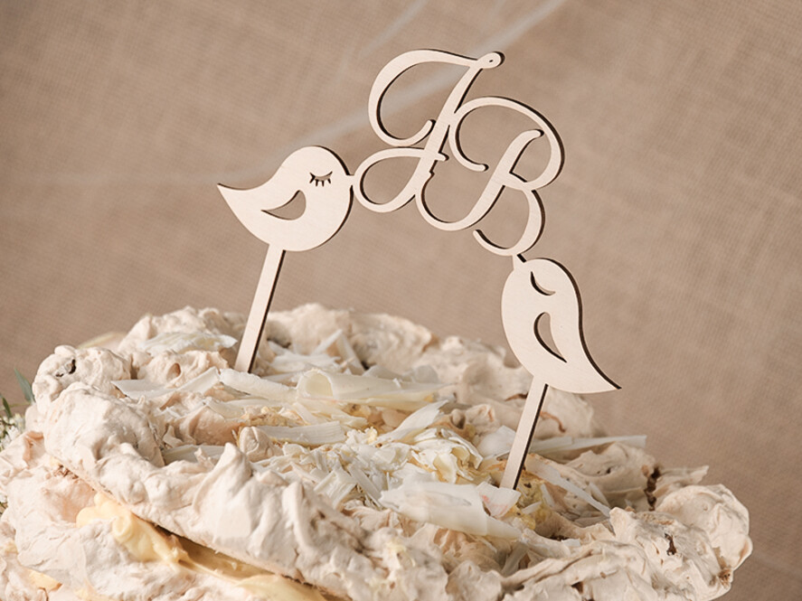 Figurki na tort / cake topper statuetki drewniane statuetki na tort weselny   3