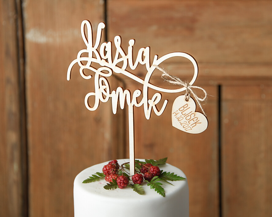 Figurki na tort / cake topper statuetki drewniane figurki na tort weselny 0