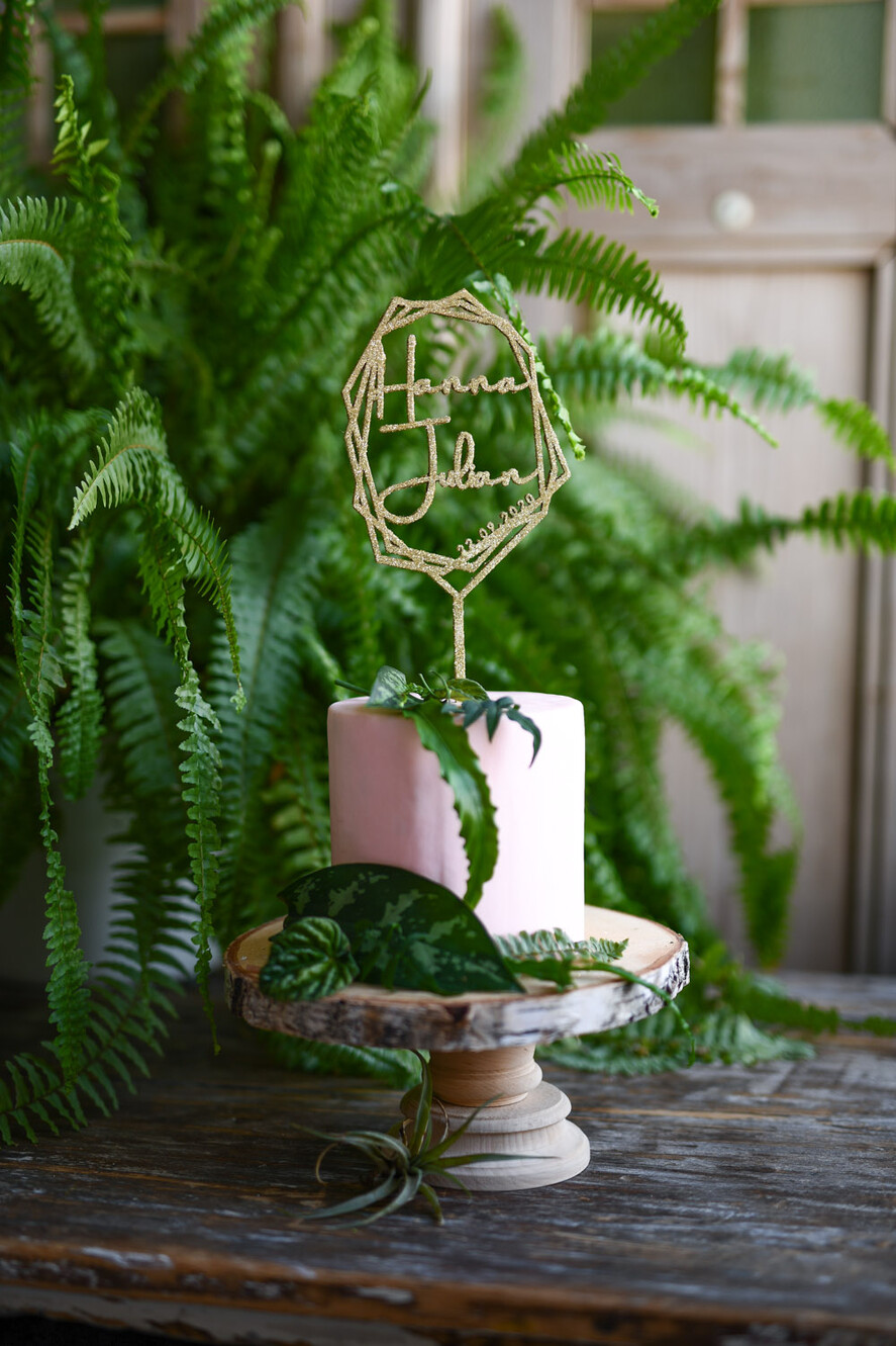 Figurki na tort / cake topper statuetki Brokatowe figurki na tort weselny   0