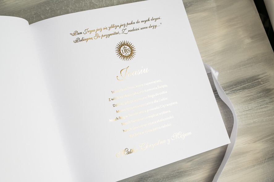 Albumy ślubne Pudełka na zdjęcia album na zdjęcia Pamiątka Pierwszej Komunii Świętej, Personalizowany Album na zdjęcia, Prezent na Pierwszą Komunię Świętą, Biały Welurowy Album na Zdjęcia8
