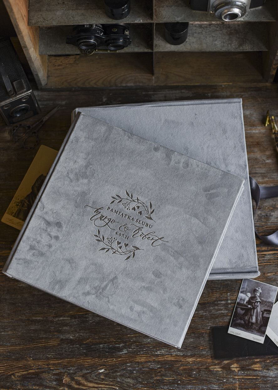 Albumy ślubne Pudełka na zdjęcia album na zdjęcia Welurowy duży album na zdjęcia Ślubne - Fotoalbum Ślubny w Pokrowcu Na zdjęcia z Instaxa Ankiety Ksiega wpisów7
