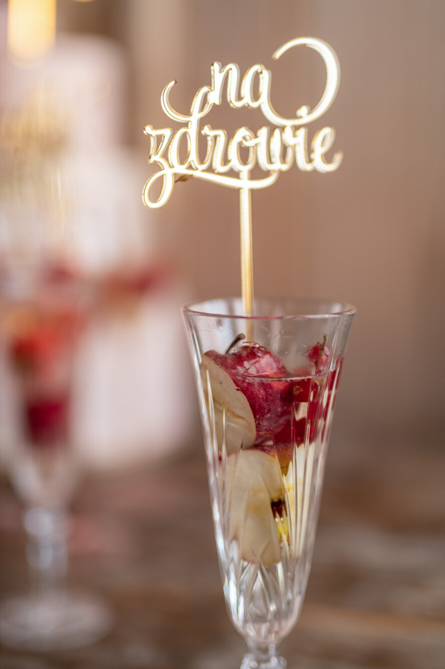 Figurki na tort / cake topper statuetki do drinków napisy na tort ślubny 1