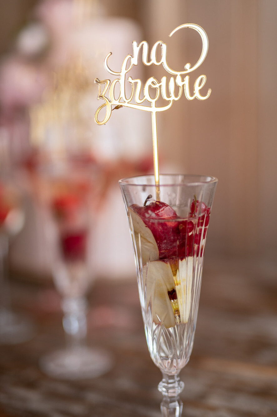 Figurki na tort / cake topper statuetki do drinków napisy na tort ślubny 0