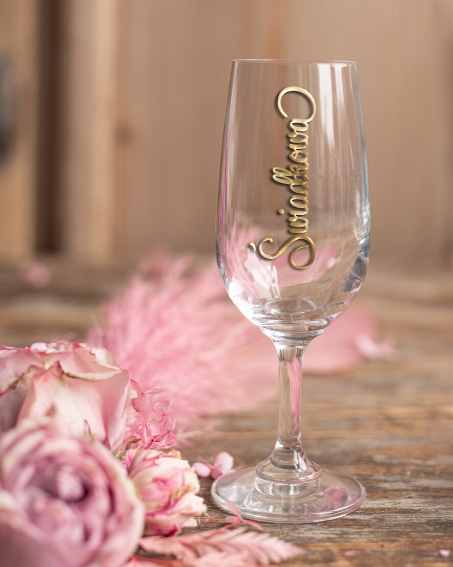 Prezenty dla świadków boxy prezentowe dla Świadkowej, prośba o świadkowanie   Zestaw Kosmetyków Czy zostaniesz moją Świadkową?- Szampanek Złoty Brokatowy I Szampanówka Grawerowana Prośba o Świadkowanie 3