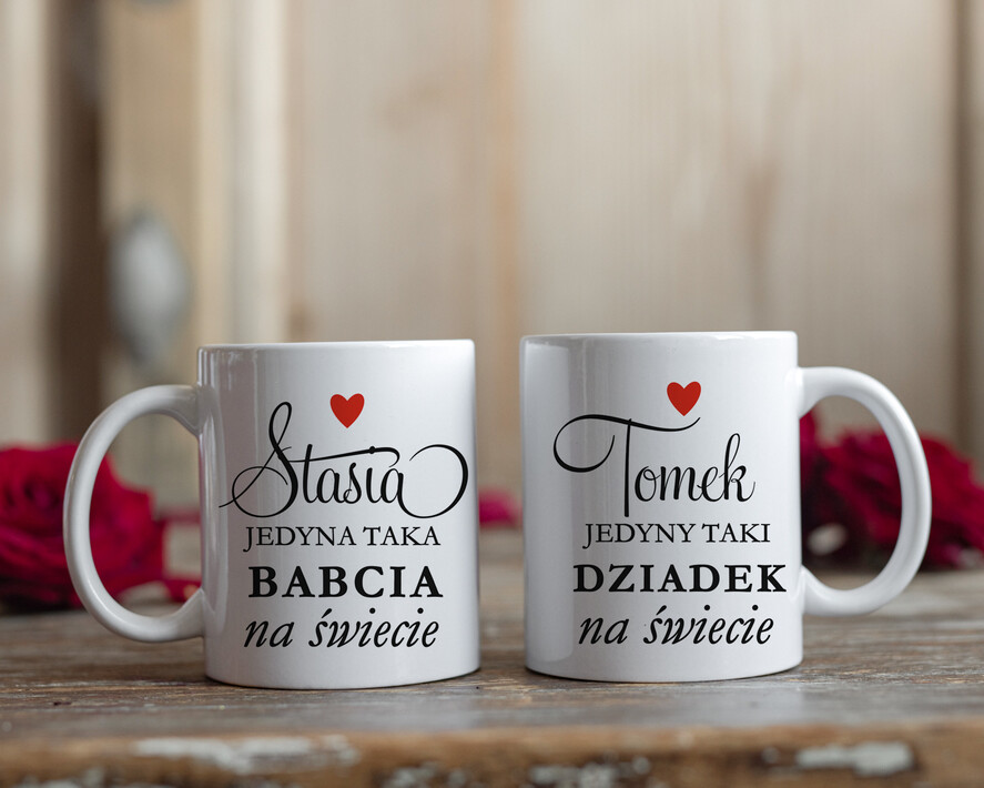 Prezenty dla Babci i Dziadka Zestawy Pezentowe Dla Dziadków Praktyczny prezent dla babci i dziadka Kubki w zestawie z miodkiem Prezent dla Dziadków1