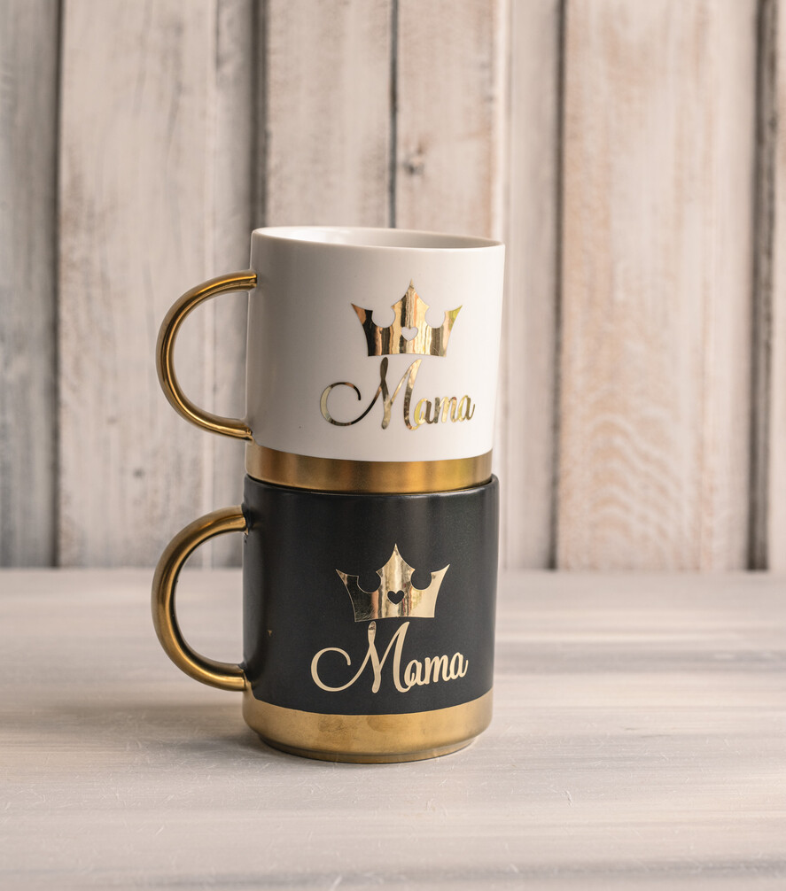 Prezenty dla Mamy zestawy w welurowych i ozdobnych pudełkach elegancki prezent na dzień mamy, box prezentowy dla mamy z kubkiem, pomysł na prezent z okazji dnia Mamy, kubek z napisem Mama5