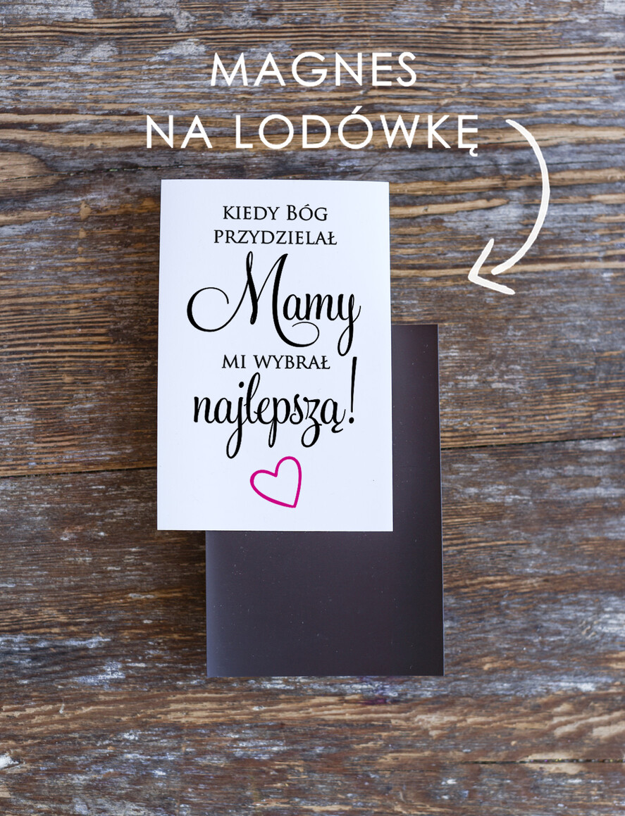 Prezenty dla Mamy kartki i magnesy na lodówkę z życzeniami pomysł na prezent dla mamy magnes na lodówkę oraz ręcznie robiona czekolada z owocami 2