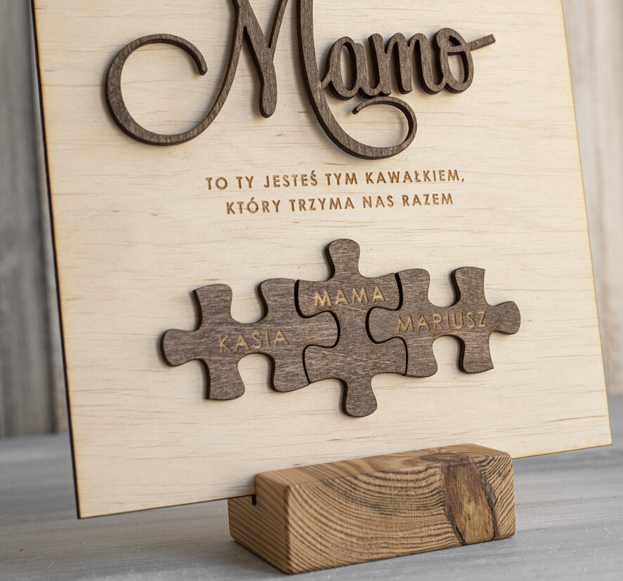 Prezenty dla Mamy ramki, puzzle, ramki na zdjęcia wyjątkowy prezent na dzień mamy, super prezent dla mamy wyjątkowa tabliczka na dzień matki, tabliczka z życzeniami dla Mamy, prezent na Dzień Mamy1