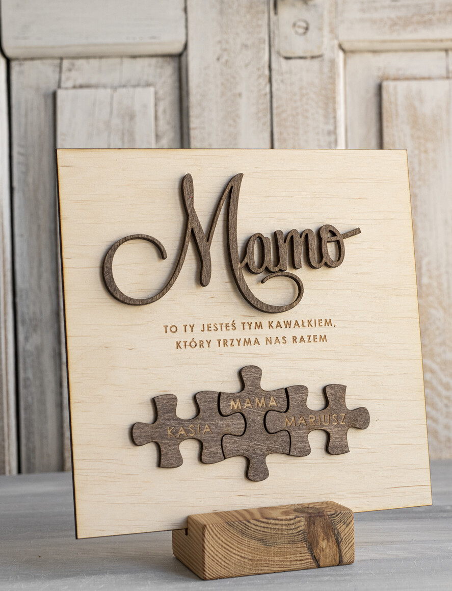 Prezenty dla Mamy ramki, puzzle, ramki na zdjęcia wyjątkowy prezent na dzień mamy, super prezent dla mamy wyjątkowa tabliczka na dzień matki, tabliczka z życzeniami dla Mamy, prezent na Dzień Mamy2