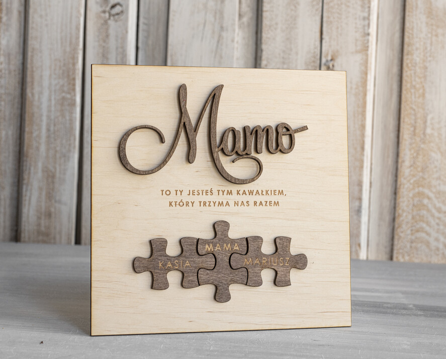 Prezenty dla Mamy ramki, puzzle, ramki na zdjęcia wyjątkowy prezent na dzień mamy, super prezent dla mamy wyjątkowa tabliczka na dzień matki, tabliczka z życzeniami dla Mamy, prezent na Dzień Mamy6