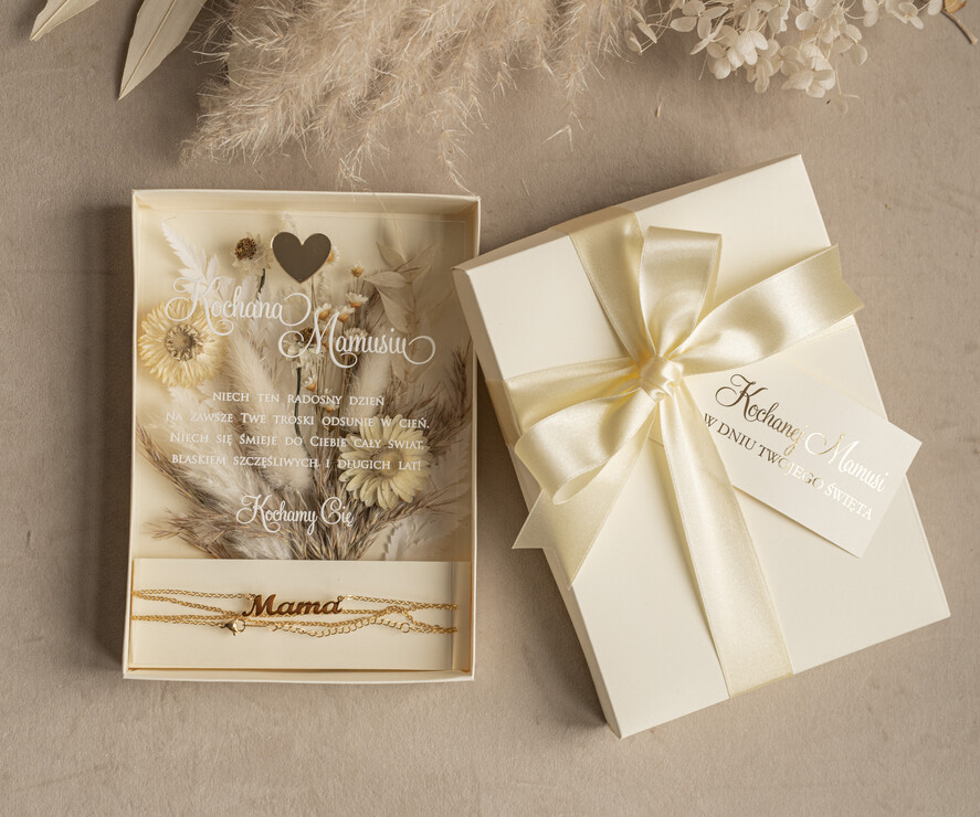 Prezenty dla Mamy biżuteria, pudełka, szkatułki na biżuterie eleganckie pudełko z kwiatami i życzeniami dla Mamy, flower box, prezent dla Mamy, pudełko z kwiatami dla Mamy, pomysł na prezent na dzień Mamy12