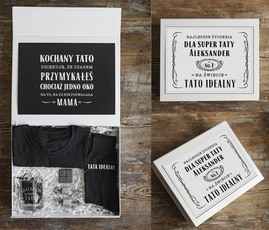 Prezenty dla Taty dzien ojca zestawy dla Taty pomysł na prezent dla Taty na urodziny, zestaw prezentowy na dzień Ojca, grawerowana szklanka, fajny pomysł na prezent dla Taty, personalizowane prezenty3