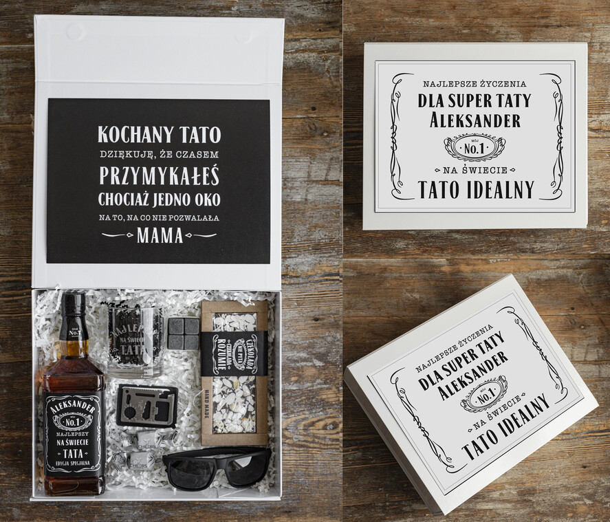 Prezenty dla Taty dzien ojca zestawy dla Taty pomysł na prezent dla Taty na urodziny, zestaw prezentowy na dzień Ojca, grawerowana szklanka, fajny pomysł na prezent dla Taty, personalizowane prezenty0