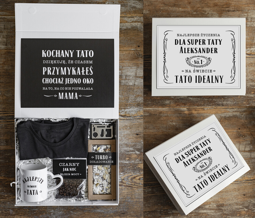 Prezenty dla Taty dzien ojca zestawy dla Taty pomysł na prezent dla Taty na urodziny, zestaw prezentowy na dzień Ojca, grawerowana szklanka, fajny pomysł na prezent dla Taty, personalizowane prezenty2