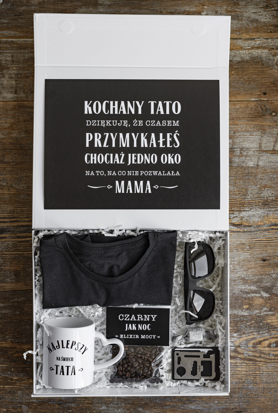 Prezenty dla Taty dzien ojca zestawy dla Taty prezent z okazji dnia Ojca, pudełko prezentowe na dzień Ojca, tematyczne prezenty dla Taty na urodziny, wyjątkowe prezenty dla Taty 1