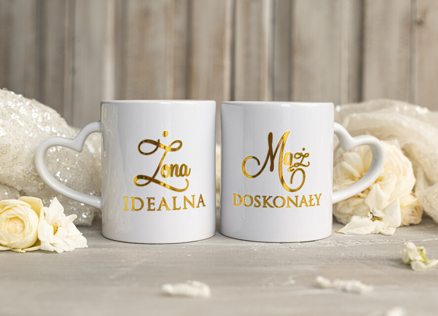 Prezenty dla Młodej Pary Zestawy z Filiżanką lub Kubkiem Pomysł na prezent ślubny dla Młodej Pary, co dać zamiast kwiatów Parze Młodej, Kubki dla Nowożeńców, prezent na ślub5