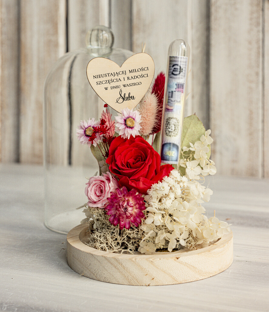 Prezenty dla Młodej Pary flowerbox, kartki z życzeniami, pudełka na prezenty Pudełko na pieniądze, Pamiątka Ślubu flowerbox prezent ślubny dla Pary Młodej, w co zapakować pieniądze dla nowożeńców, upominek na wesele1