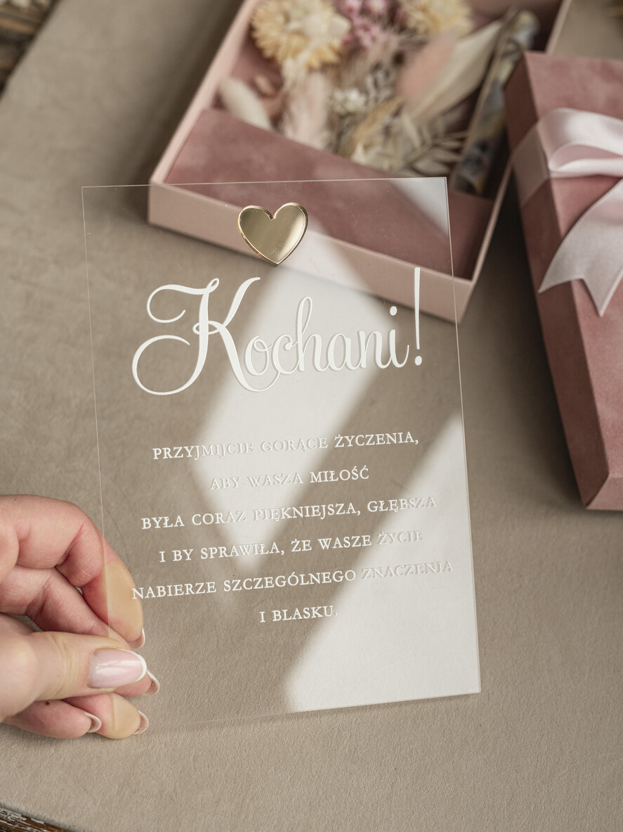 Prezenty dla Młodej Pary flowerbox, kartki z życzeniami, pudełka na prezenty Welurowe pudełko na pieniądze dla Młodej Pary, Pamiątka Ślubu wraz z zyczeniami pudełko na pieniądze dla Nowożeńców, pleksowa kartka z życzeniami10