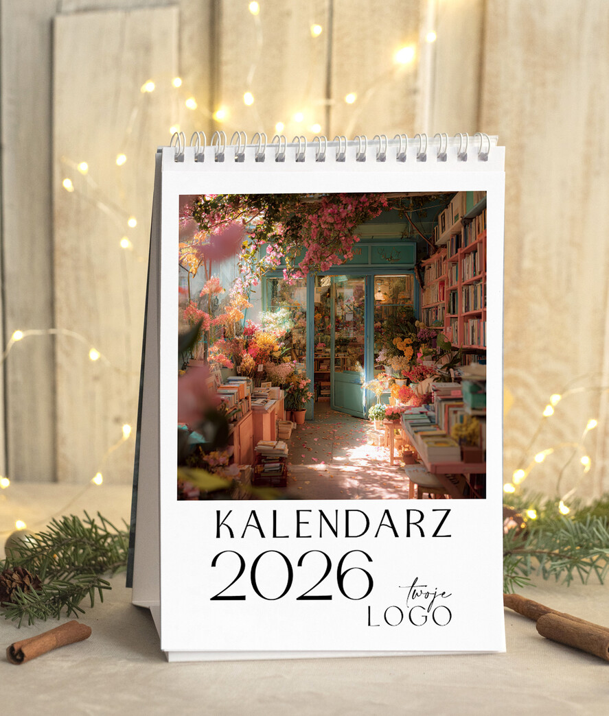 Prezenty oferta dla Firm kalendarze Prezenty firmowe upominki biznesowe kalendarz stojący A5, prezent dla pracowników dla klientów kalendarz na biurko0