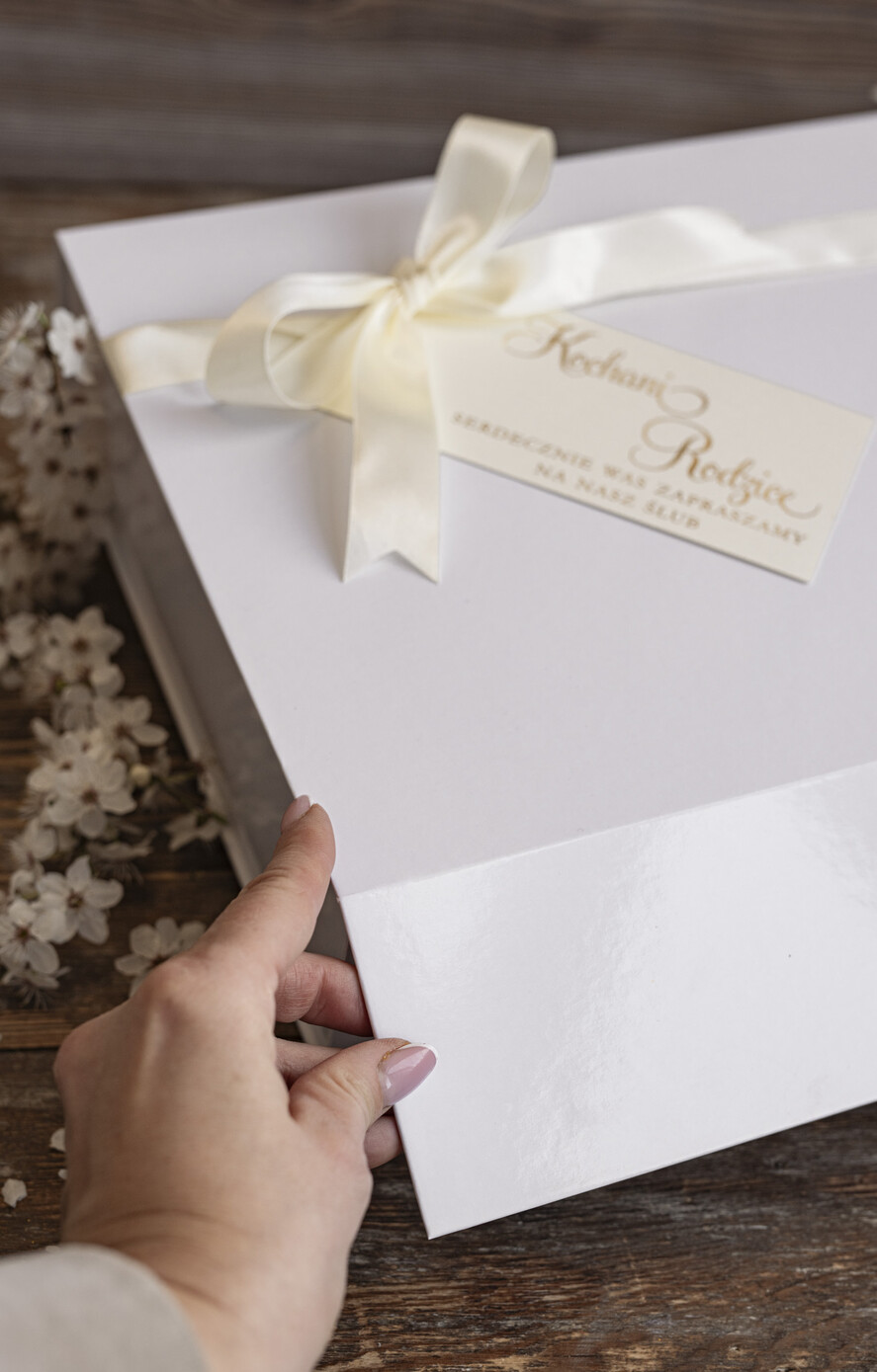 Zaproszenia dla Rodziców zaproszenie dla Rodziców box prezentowy box prezentowy jako zaproszenie dla Rodziców, prezent i zaproszenie na ślub dla Rodziców, filiżanki dla Mamy i Taty, elegancki prezent dla Rodziców10