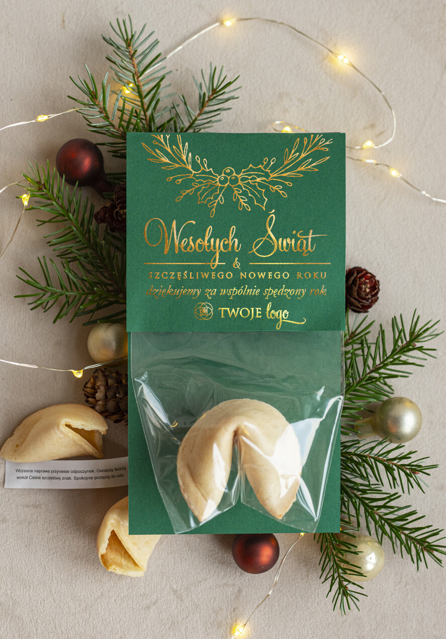 Prezenty Oferta dla Salonów BEAUTY drobne prezenty słodkości miody ciasteczka ciasteczko z wróżbą podziękowania dla klientki salonu kosmetycznego, prezent od fryzjerki dla klientek, upominek bożonarodzeniowy gadzet od stylistki rzes0