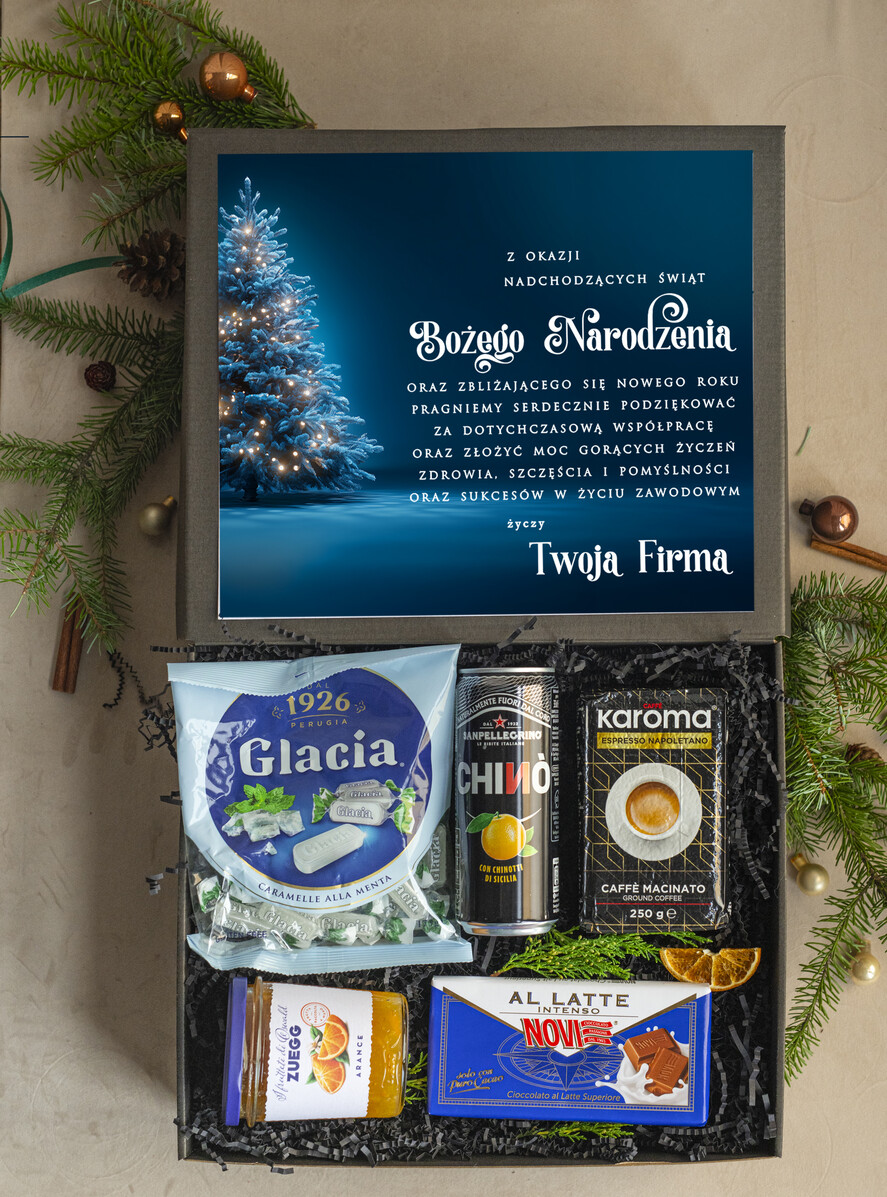 Prezenty oferta dla Firm Premium selection prezenty biznesowe dla firm włoskie smaki, Gusto Italiano upominki na święta dla pracowników, boxy firmowe premium z włoch1