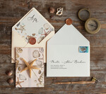 Zaproszenia ślubne morskie / marine orginalne zaproszenia morskie z rozgwiazdą na ślub wesele nad morzem 1