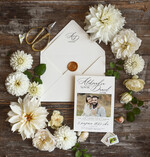 Zaproszenia ślubne Ze zdjęciem  Minimalistyczne zaproszenia ślubne ze zdjęciem foto zaproszenie na ślub Proste Zaprosznie na ślub z Waszym Zdjęciem1