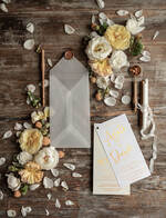 Zaproszenia ślubne Złote Glamour złote nowoczesne zaproszenia ślubne złocone  nowoczesne zaproszenie na ślub cywilny przeźroczysta koperta z kalki4