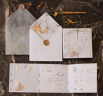 Zaproszenia ślubne Złote Glamour wyjątkowe zaproszenia ślubne nowoczesny styl glamour złote litery13