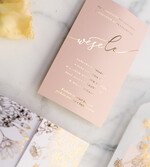 Zaproszenia ślubne Złote Glamour złote zaproszenia ślubne bogato zdobione motywy kwiatowe idealne na letni ślub11