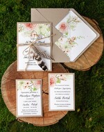 Zaproszenia ślubne Boho  zaproszenia i zawiadomienia ślubne, romantyczne boho wesele1